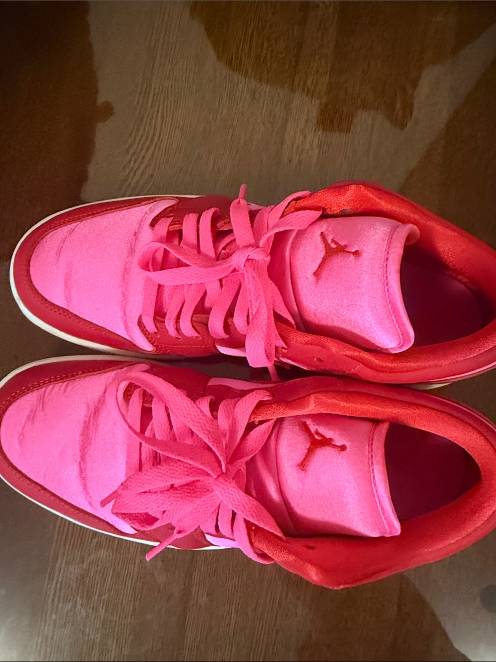 Jordan Women’s Low-Top Sneakers in Hot Pink and Red 9.5 Nike - Picture 2 of 5